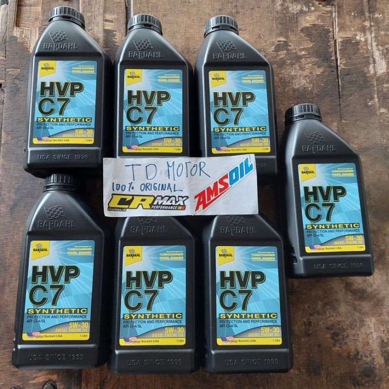 BARDAHL. HVP DIESEL C7. 5W 30. 7 LITER
