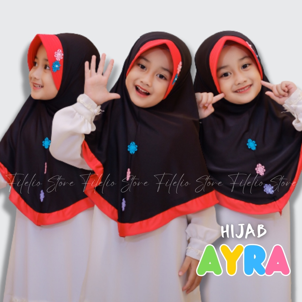 Hijab Kerudung Anak Murah AYRA MELATI /  HIJAB Anak Murah / Jilbab Hijab Anak Bayi Perempuan