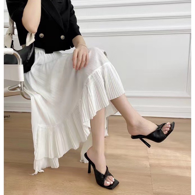 LBS Sandal Heels Wanita Hak Tahu - S008