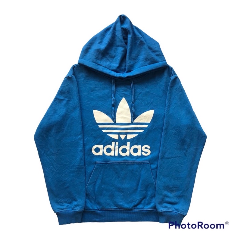 hoodie adidas trefoil blue