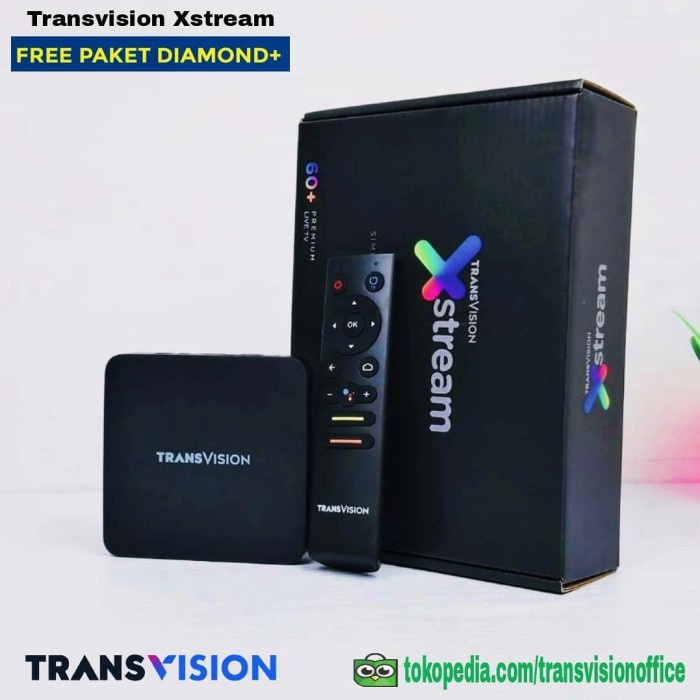 Produk Terbaru Transvision Xstream Generasi 2 (Gratis 12 Bulan Channel Tv Premium)
