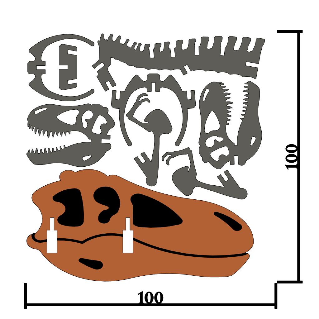 3D Puzzle T-Rex