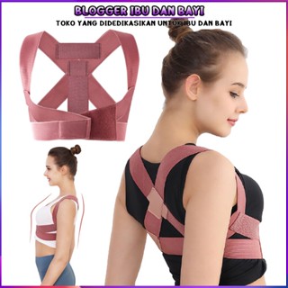 Image of Sabuk Penyangga Punggung/ Bahu Upgrade Material Adjustable Houding Corrector/memakai tembus pandang/bahan lembut pas/unisex