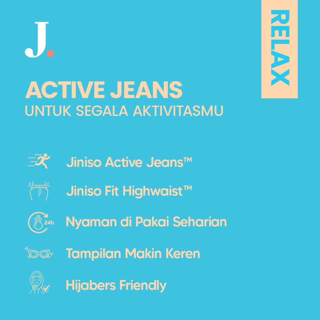 JINISO - Kulot Highwaist Jeans 776 RELAX