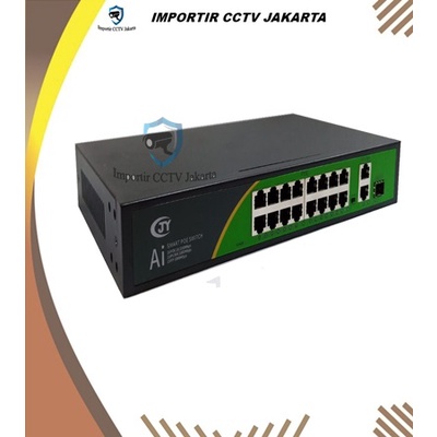 Poe Switch 16 Port + 2 UpLink + 1 SFP