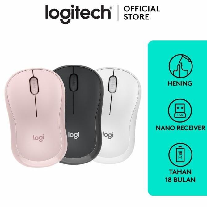 Logitech M220 Mouse Wireless Silent Click - Mouse Logitech M220 Resmi Pramanaputra1688