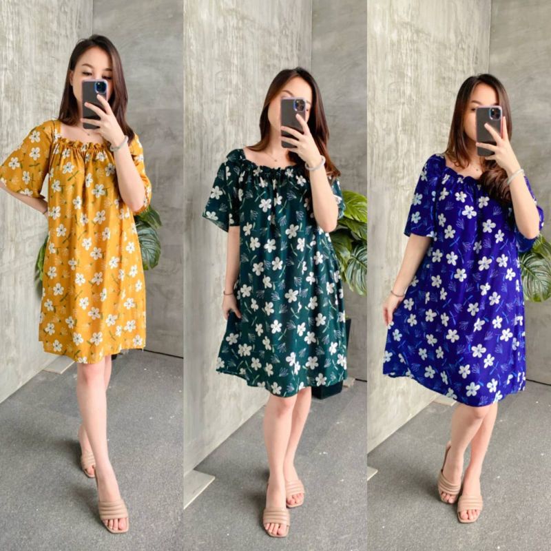 Daster viral/daster cantik kekinian/daster kerut dada/grosir daster murah