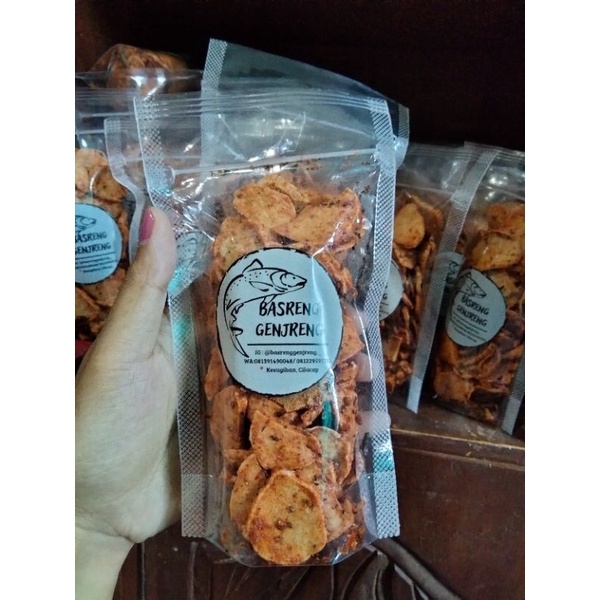 

Cemilan Kekinian Basreng Pedas Daun Jeruk 50gr (Basreng Genjreng)