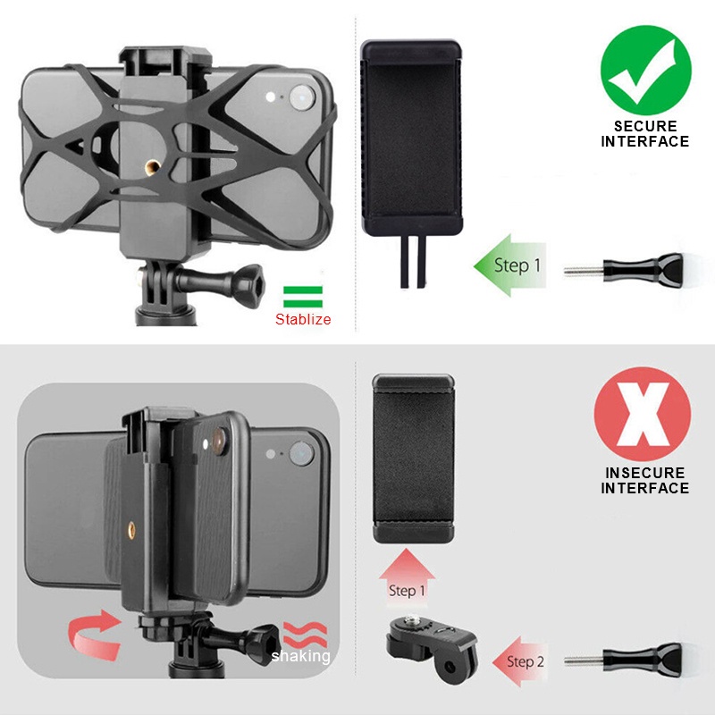 【COD】5PCS Body Chest Strap / Camera Harness for Go Pro/ Tali Dada Handphone Kamera Vlog/Kamera Body Belt Holder/Universal Untuk Semua Jenis Smartphone Dan Action Camera