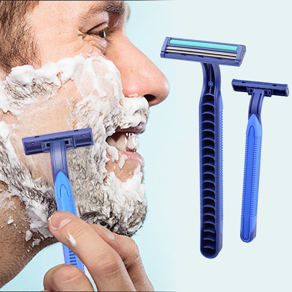 Alat Cukur Kumis dan Jenggot 2 Mata Pisau Razor Double Blade