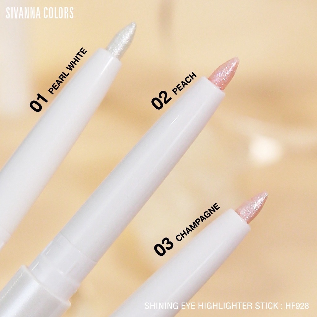 [TERMURAH] Sivanna Colors Easy To Draw Shining Eye Highlighter Stick HF928| Eyeshadow Stick | Browit.id