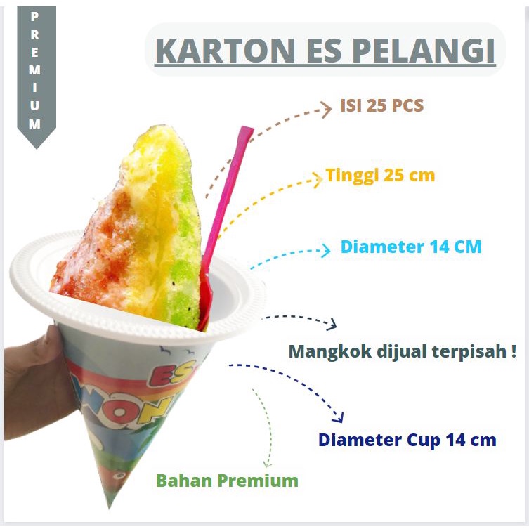 

Es Salju Kemasan - Kerucut Es Serut - Jual Kemasan Kerucut Untuk Es Pelangi - Kemasan Plastik Untuk