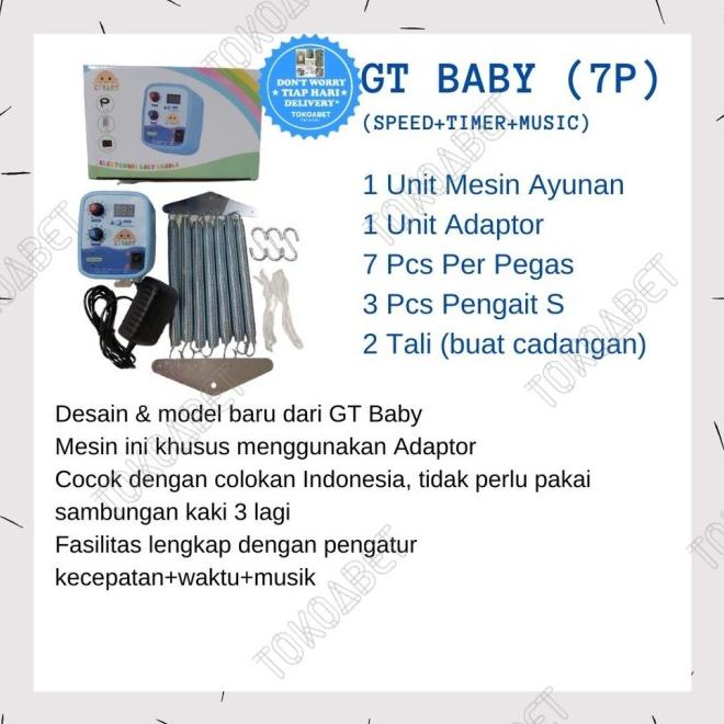Perlengkapan Bayi Mesin Ayunan Elektrik Ayunan Baby Fasilitas Pengatur