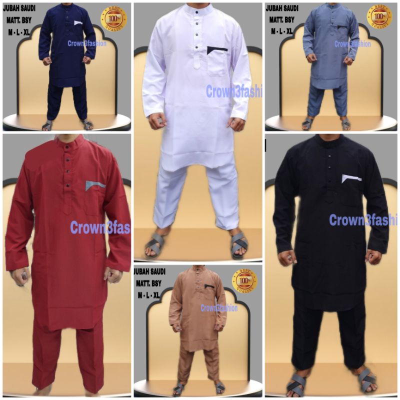 Jubah Saudi dan Setelan Koko Kurta Viral *Bisa COD √