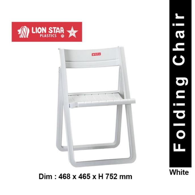 Kursi Lipat Plastik Lion Star FC Folding Chair Fc-8 Impala Bangku stock ready