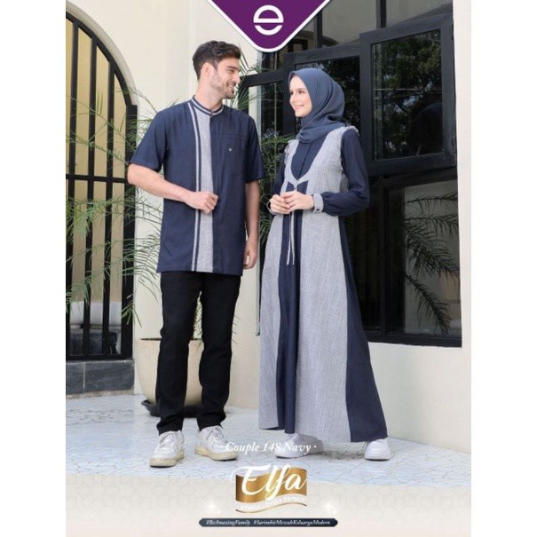 100% NEW [ COD ] COUPLE TERBARU ETHICA COUPLE 148 NAVY AYUMI 321,