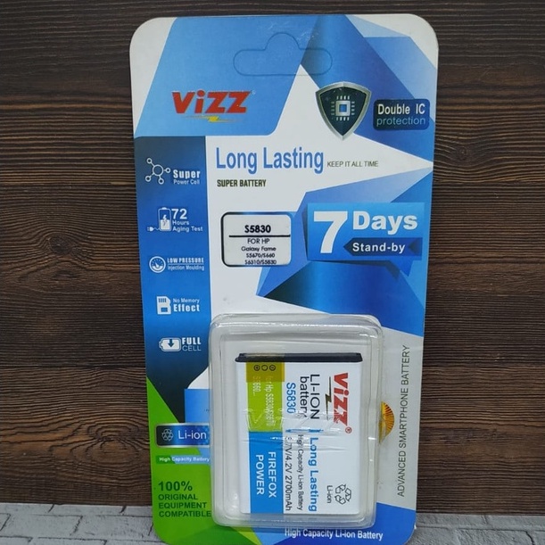 Vizz Baterai S5830 Samsung Galaxy Young 2 Original Baterai