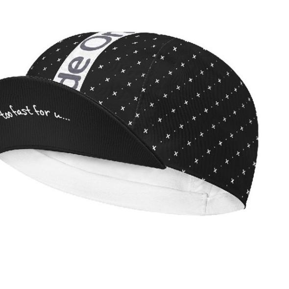 Cycling Cap - Made On Earth Hitam ( Topi Sepeda, Cycling Cap)