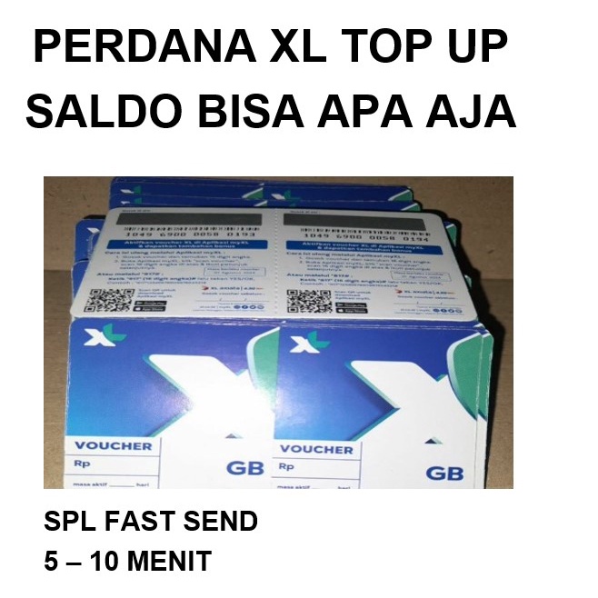SALDO TOP KARTU PERDANA XL VOCHER ISI SALDO