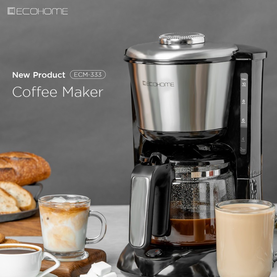 Ecohome Coffee Maker ECM-333 Mesin Kopi  1.25L ECM333