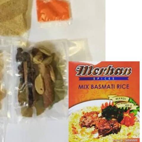 

MERHAN Paket Nasi Mandhi (BERAS BASMATI+BUMBU). Enak & praktis