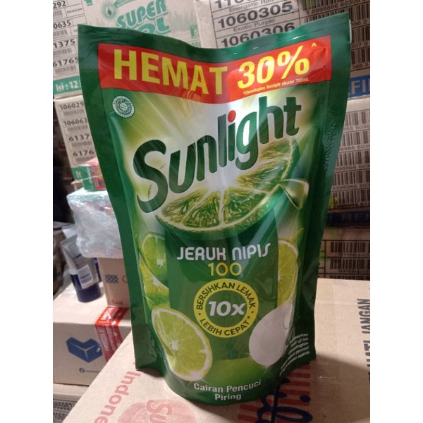 Sunlight Sabun Cuci Piring Jeruk Nipis 650ml