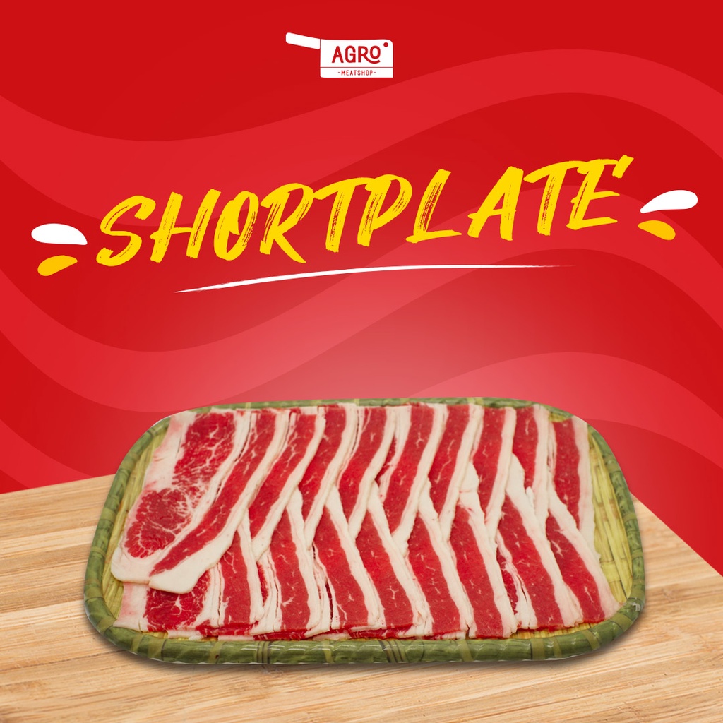 

Daging Sapi Slice Shortplate / Beef AUS Shortplate / Teriyaki, Yakiniku, Sukiyaki, Shabu-Shabu, BBQ / HALAL / 500gr