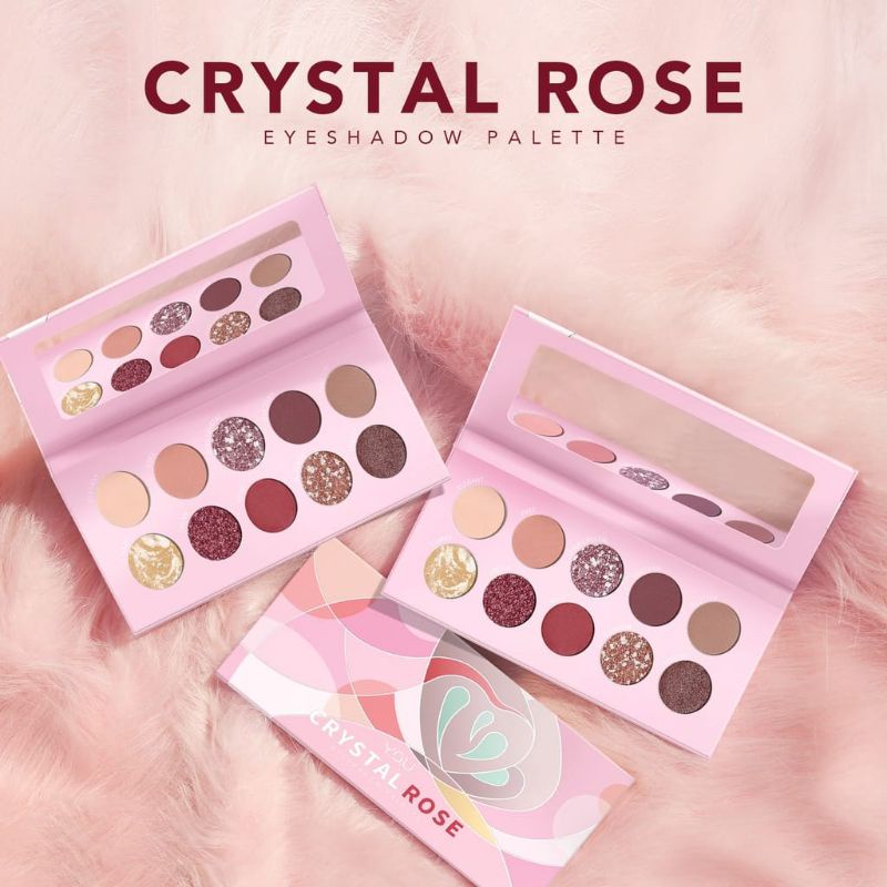 YOU Crystal Rose Eyeshadow Palette 10 Color