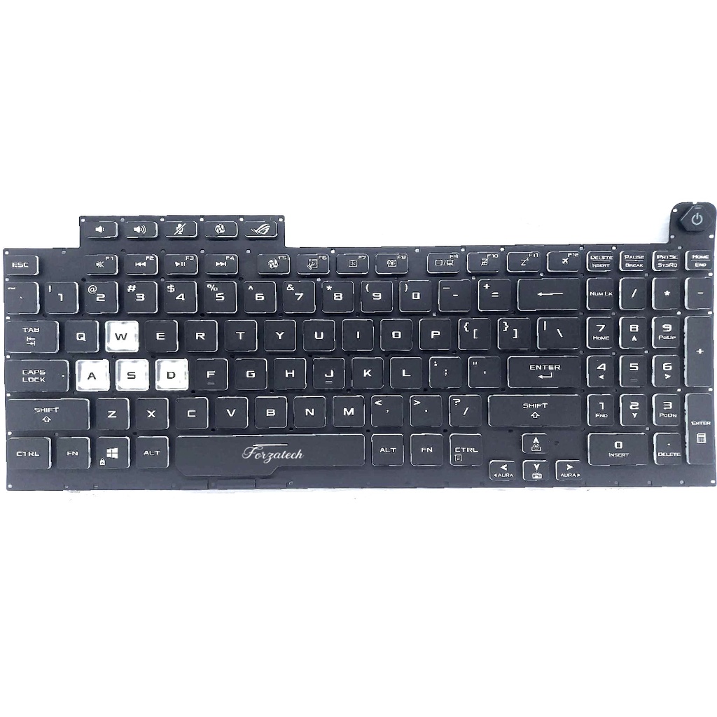 Keyboard Laptop Gaming ASUS G731 G731GT G731GU 6037B0194401 Backlight New Bergaransi