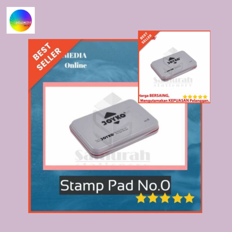 

Stamp Pad Polos Joyko No. 0 Kecil / Bantalan Stampel(ORIGINAL PRODUK)