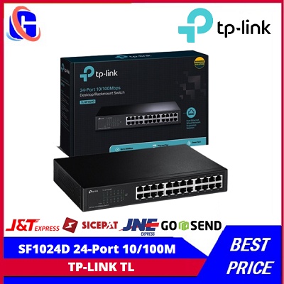 TP-LINK TL-SF1024D 24-Port 10/100M TPLINK Switch Hub 24Port 24 Port