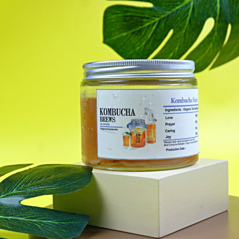 

Bibit Scoby Kombucha Premium Plus starter | Scoby Kit [STARTER - SCOBY - TEH - GUIDE BOOK] | by EFOOD