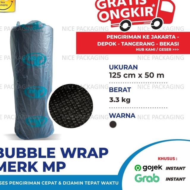 

[MP] Plastik Bubble Hitam uk125cm x 50Mtr