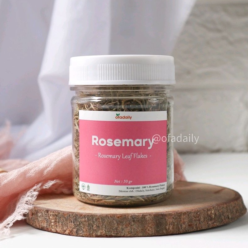 

Daun Rosemary Kering Rempah JSR dried Rose mary Leaf aromatic - Bumbu Dapur 30 gr - Ofadaily