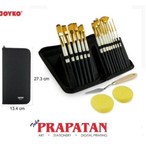 

Joyko Art Brush Set BRS-12 / Kuas Lukis Joyko / Set Alat Lukis