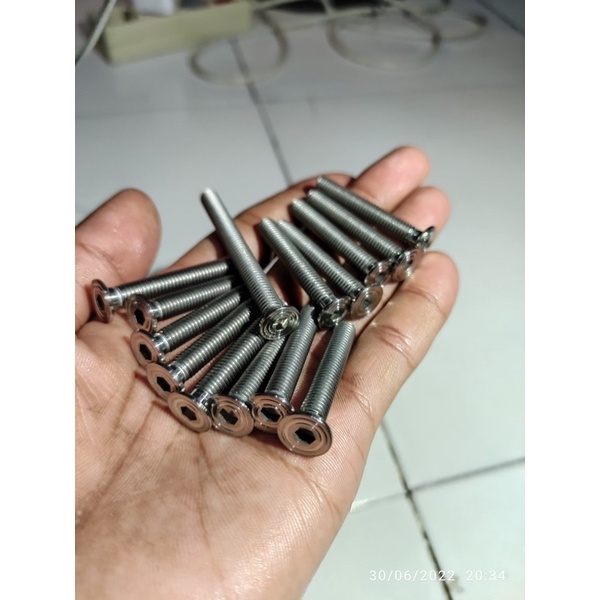 baut cvt nouvo stainless handmade 100% anti karat ada 3 variasi model