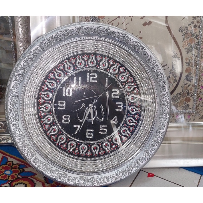 Jam Kaligrafi Allah Swarovski Turkey Swarovski Silver