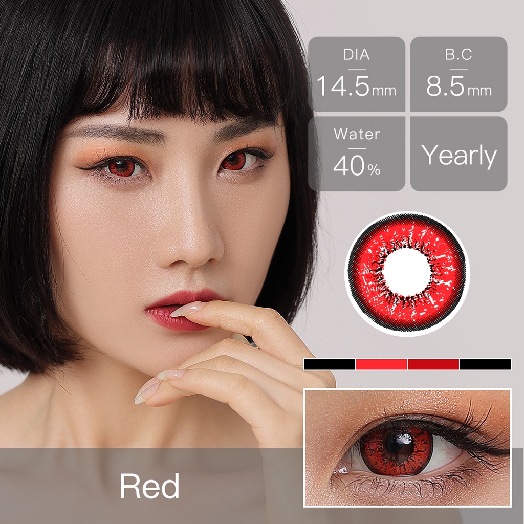 （COD)MAGISTER SOFTLENS LENSA KONTAK WARNA KEREN, MAKE-UP ESSENTIALS 14.50MM 1 PASANG 2 PCS