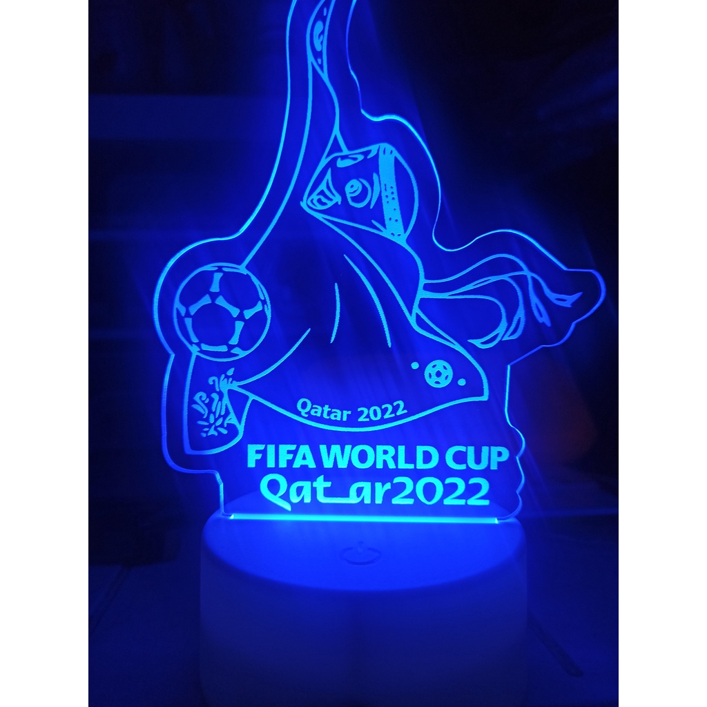 La'eeb Maskot Piala Dunia Fifa 2022 lampu laeeb