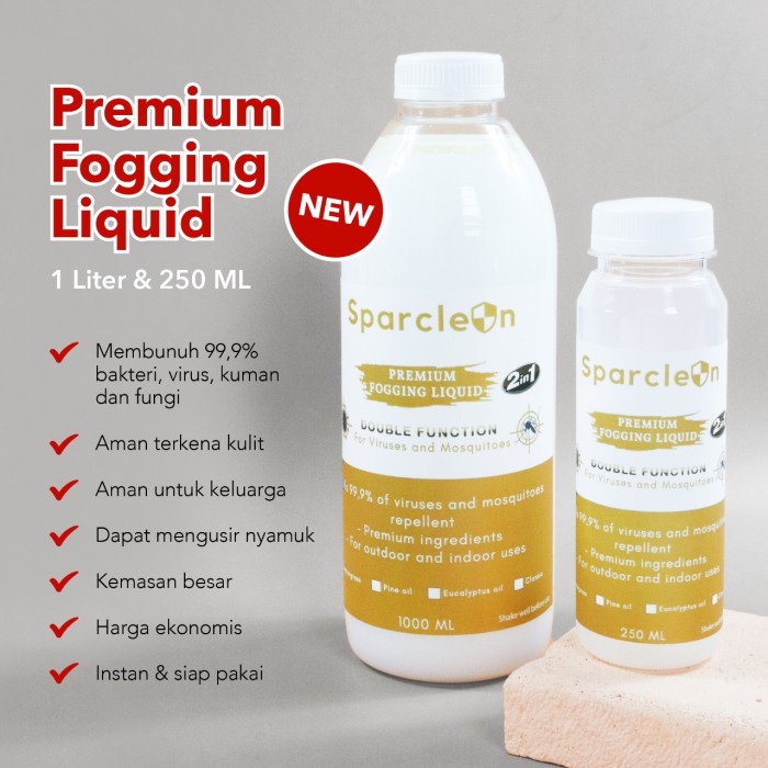 Cairan Fogging 2In1 Untuk Membunuh Virus Dan Mengusir Nyamuk