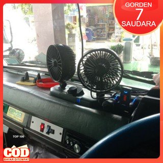 Kipas Angin Mobil USB Blower Truck Pengganti AC Pick Up Pendingin Kencang Bisa untuk Charge HP 12V d
