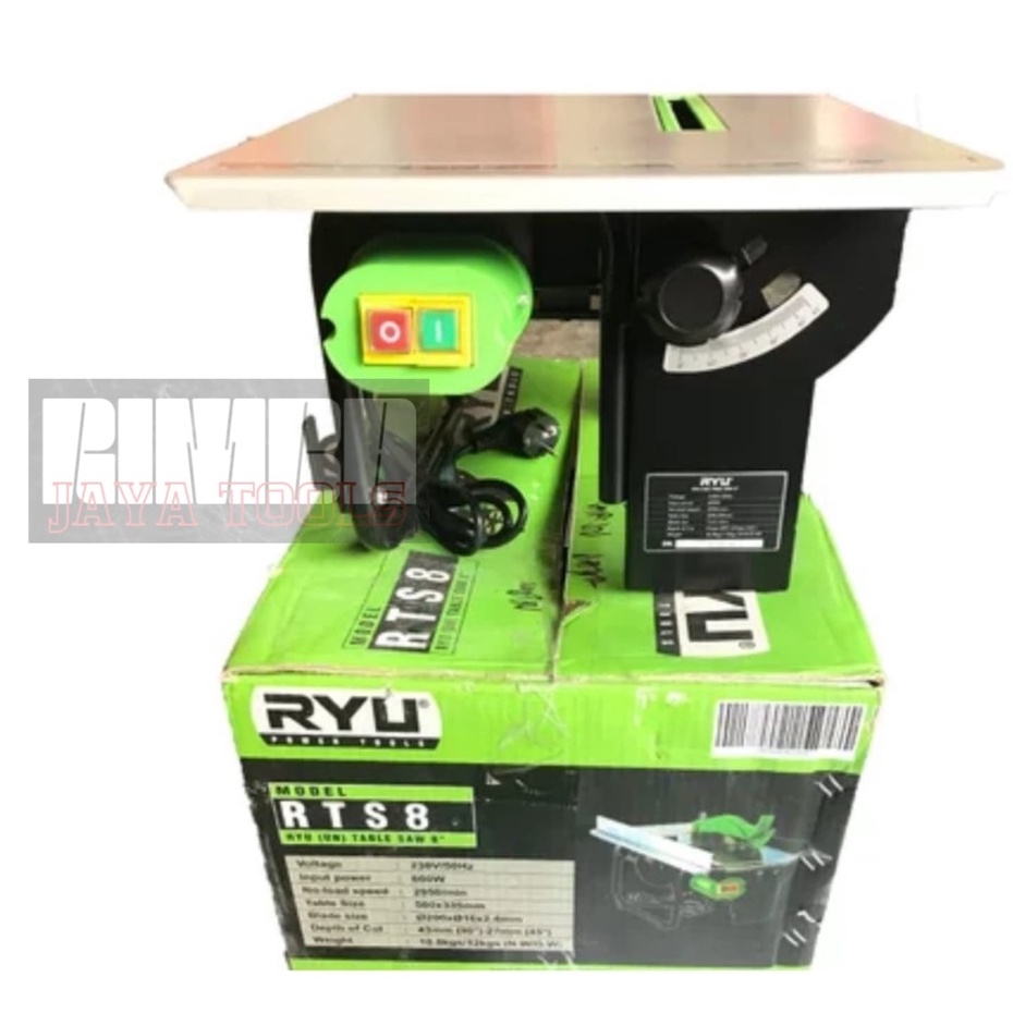 Jual Tekiro Ryu Rts 8 Table Saw 8 Inch Mesin Gergaji Kayu Meja Murah