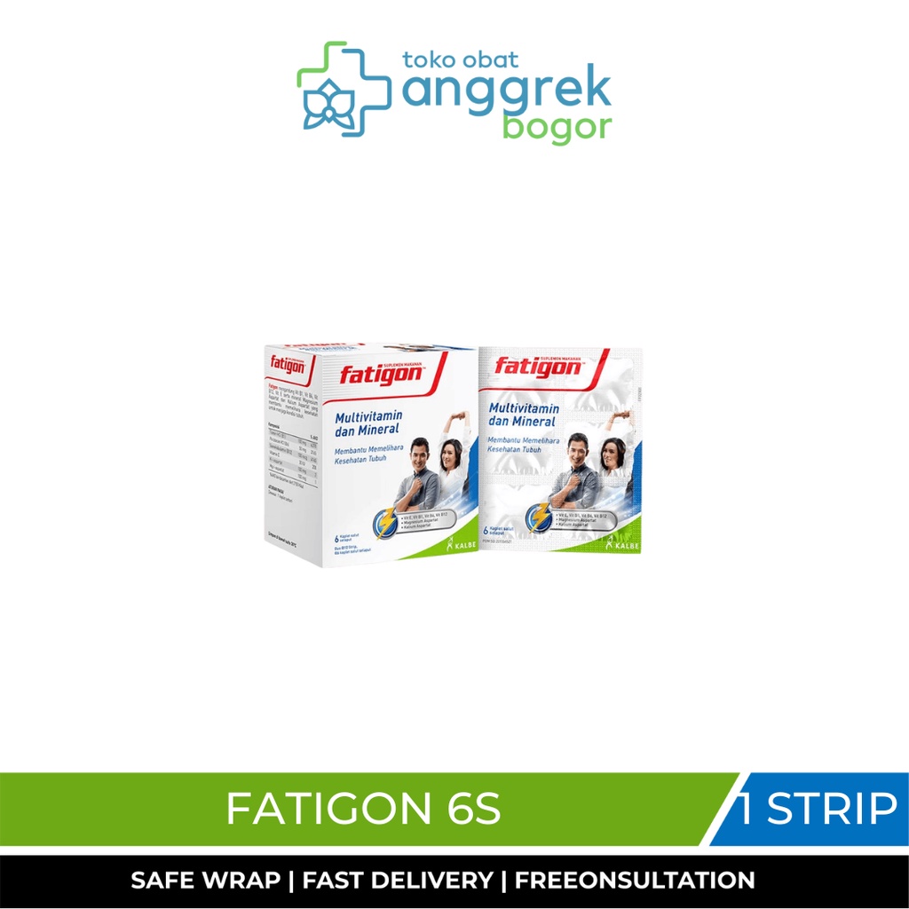 FATIGON 6 TABLET/VITAMIN DAYA TAHAN TUBUH