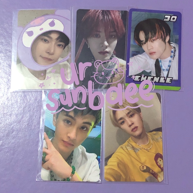 WTS NCT WAYV Doyoung Sanrio Trading Card B Yuta Universe Chenle Mark Glitch Mode Glimo Lucky Draw A 