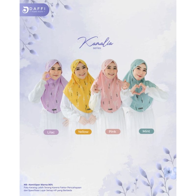 Hijab Daffi KAMALIA SERIES TERBARU DAFFI high twist parfume