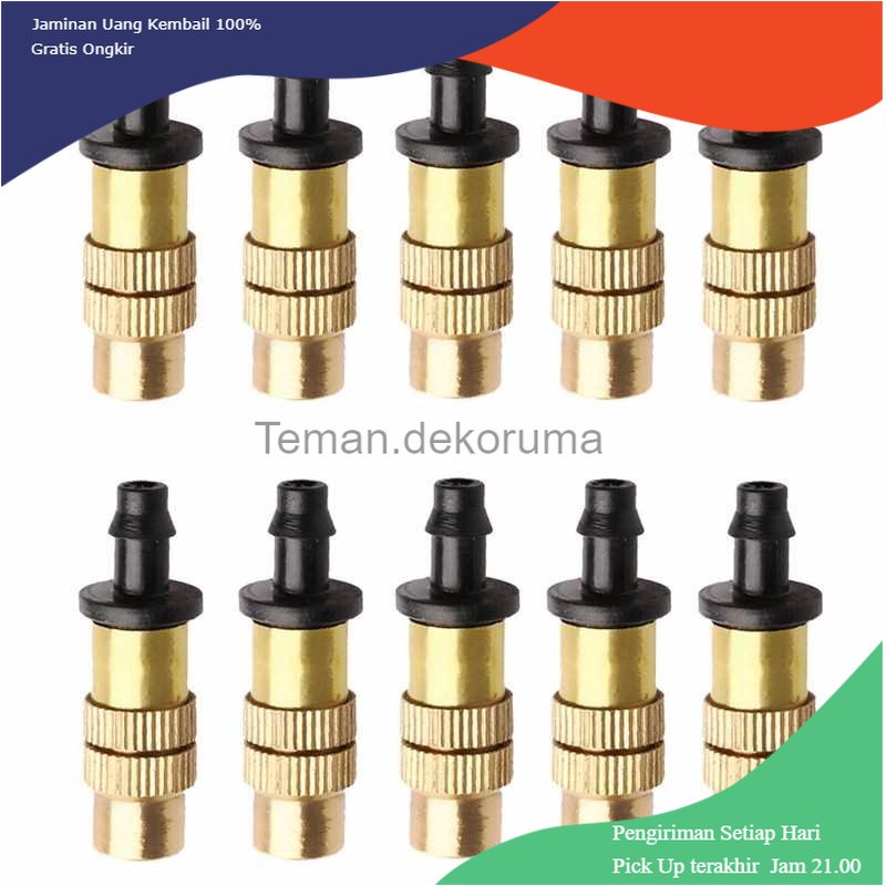 TD-PR2 VanKood Water Mist Sprinkler Irigasi Air Taman Nozzle 1 Hole 10PCS - HW81013