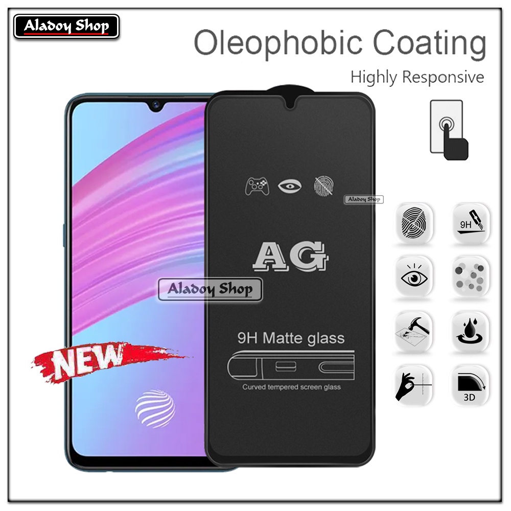 Vivo S1 PAKET 2IN1 Tempered Glass Matte Anti Glare Full Layar dan Tempered Glass Kamera
