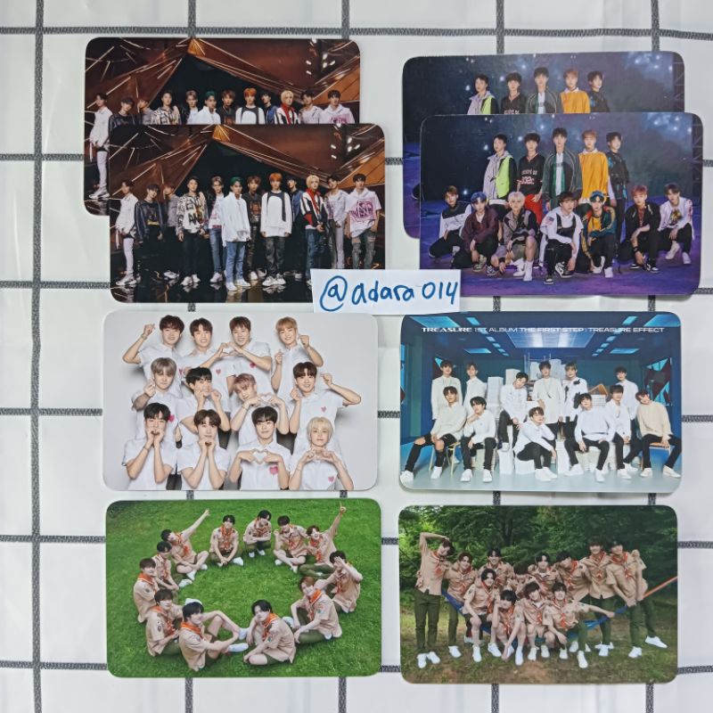 [READY] PHOTOCARD GROUP OFFICIAL TREASURE OT12 ALBUM BENEFIT