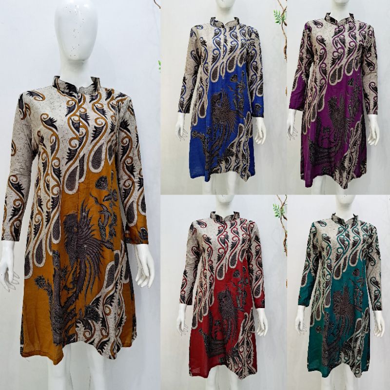 tunik batik lawasan - tunik batik busui - tunik batik terbaru - tunik batik modern - tunik jumbo