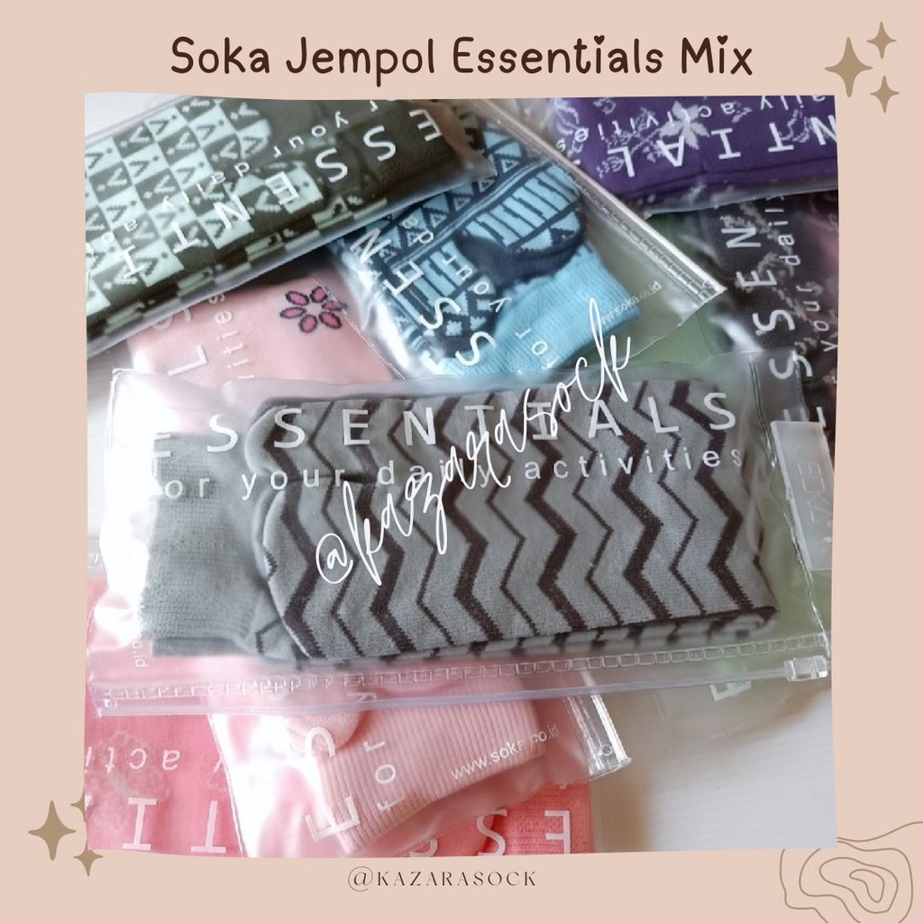 Kazarasock - Kaos Kaki SOKA Essentials|Kaos Kaki Jempol Motif